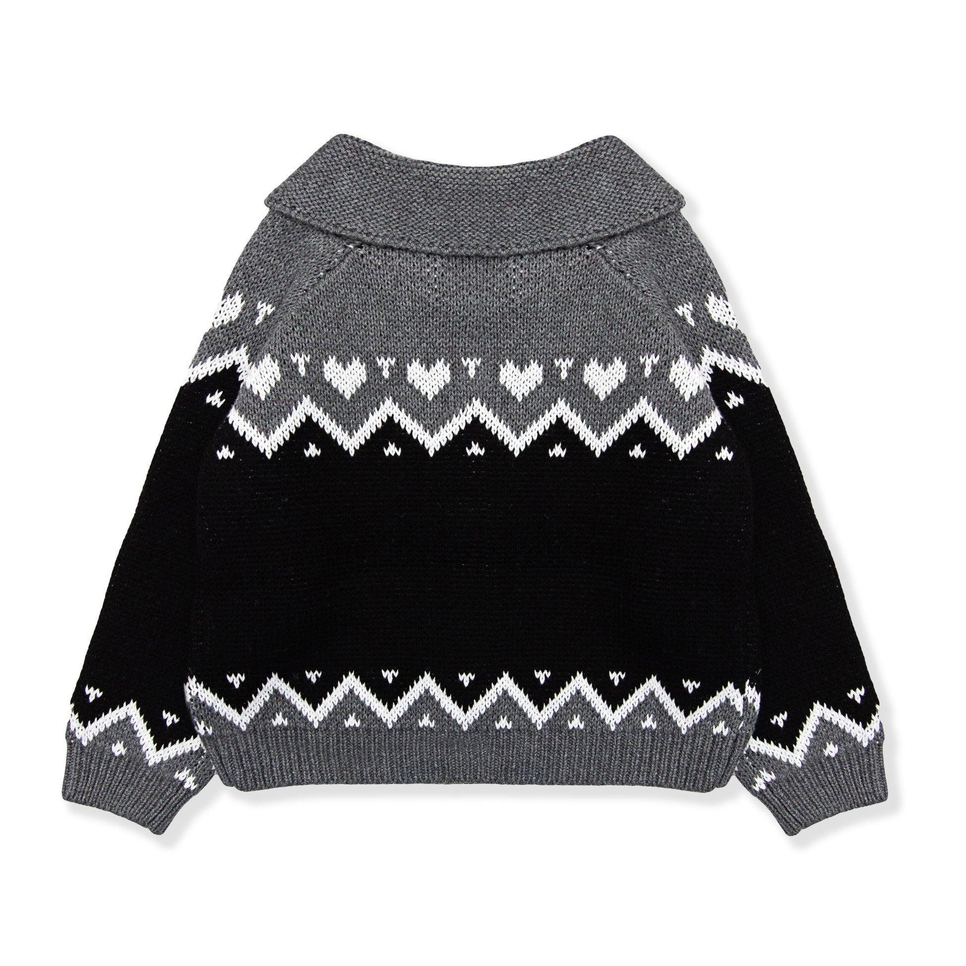 grey black white knitted baby toddler cardigan for boys cotton bunny rabbits hearts easter