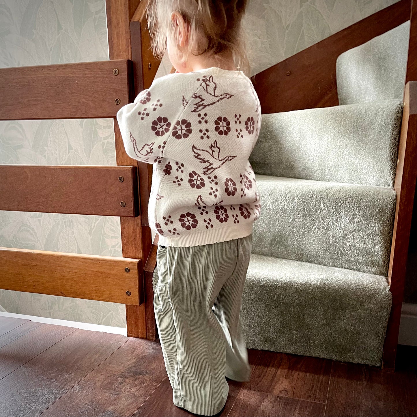 Spread Your Wings Cream Girls Cardigan
