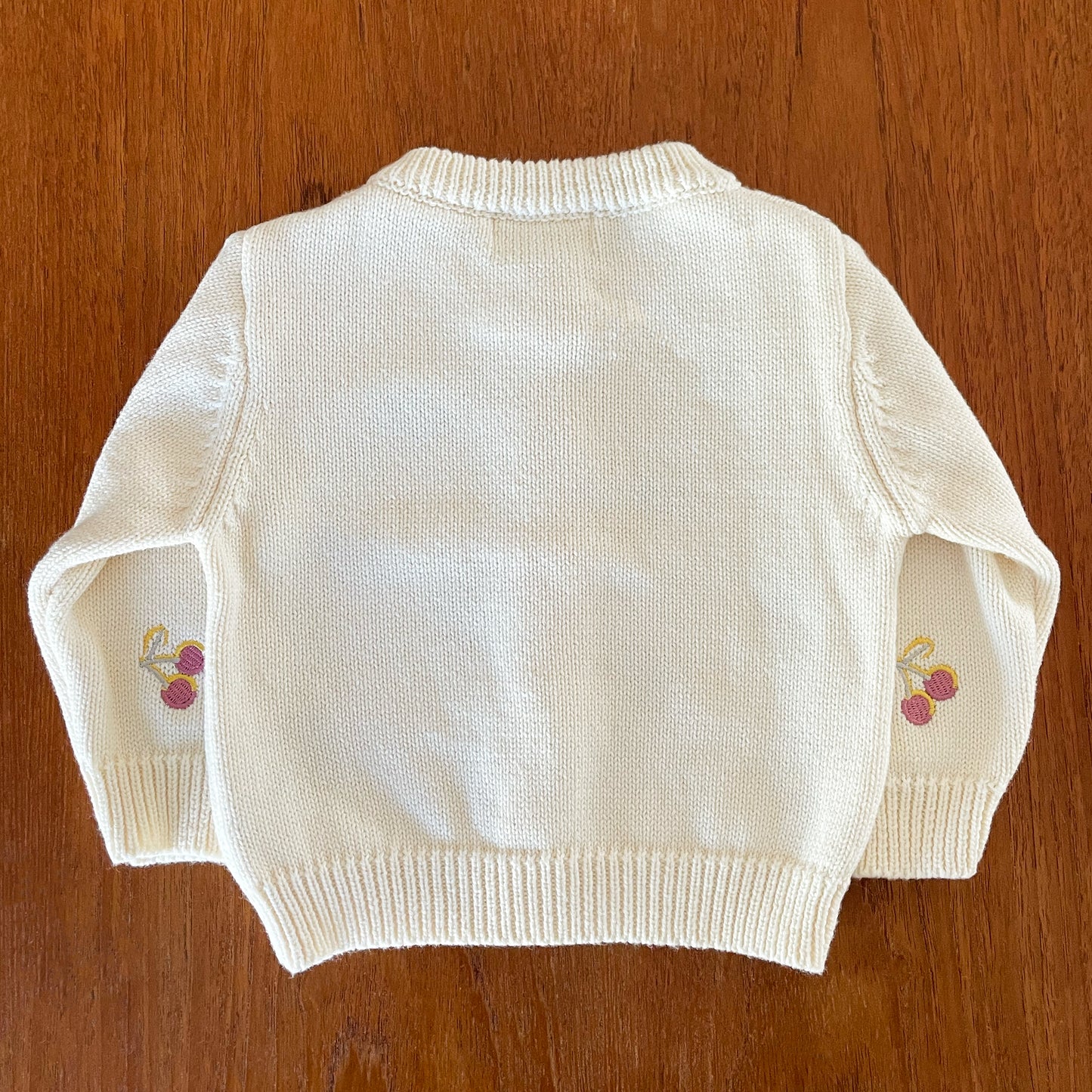 Rhubarb and Custard Cherry Girls Cardigan
