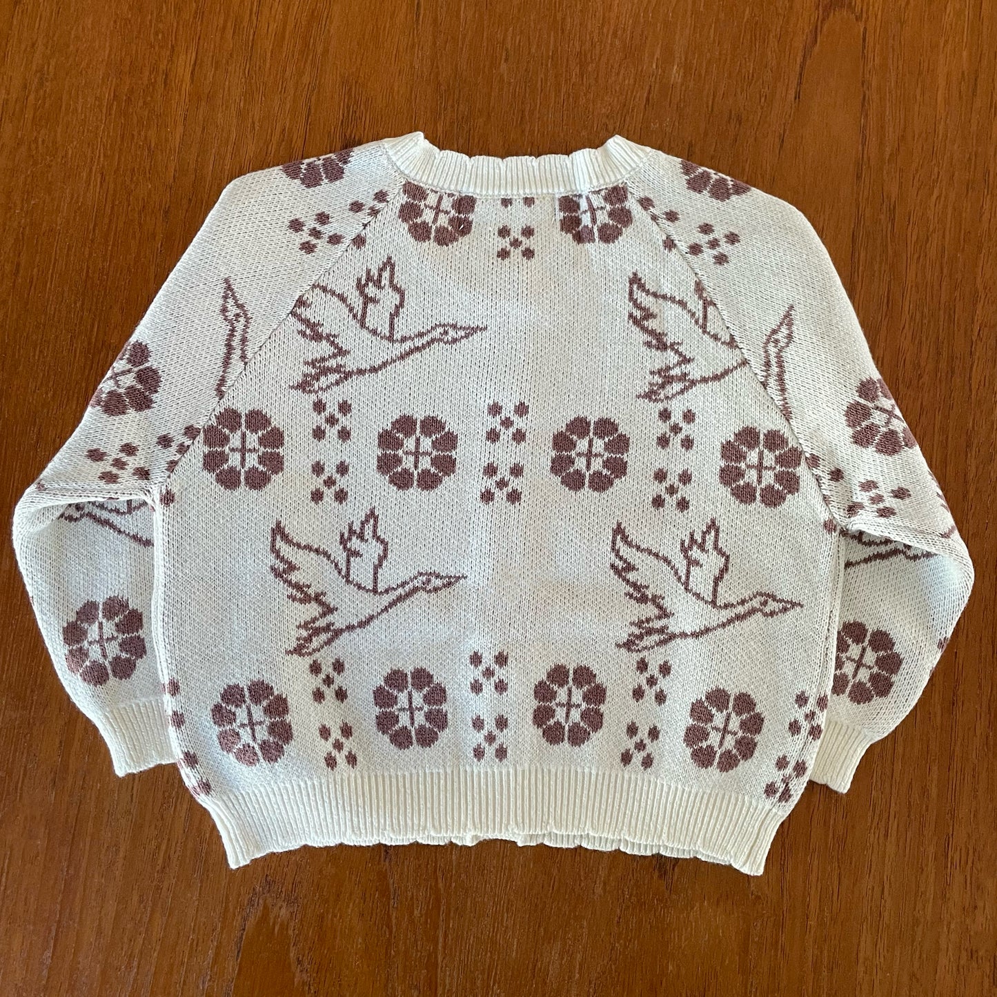 Spread Your Wings Cream Girls Cardigan