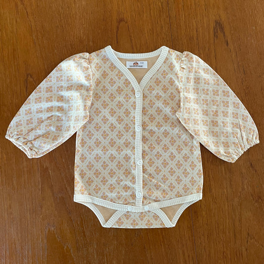 Retro Days Floral Romper