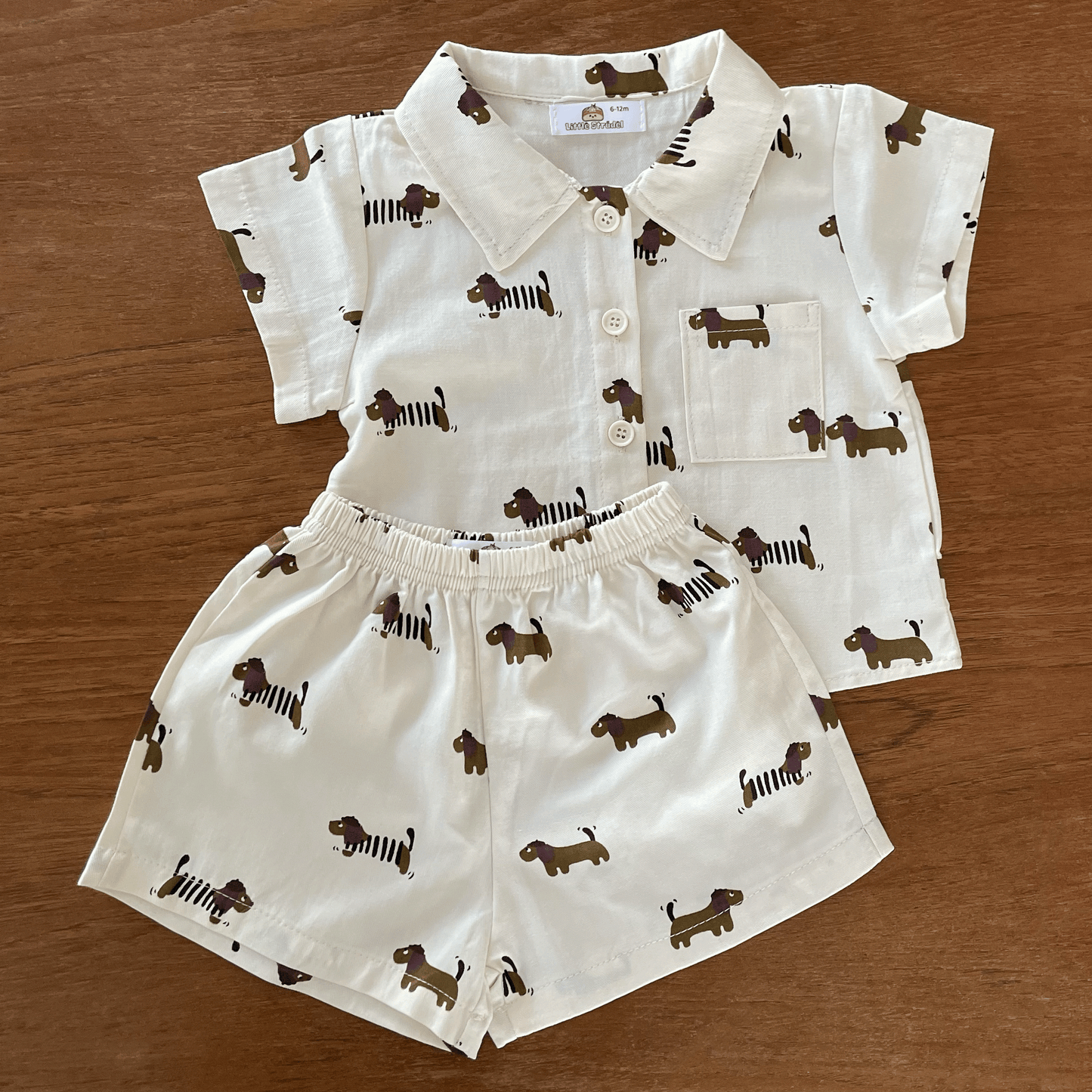 The Sausage Dog Set - Shirt & Shorts