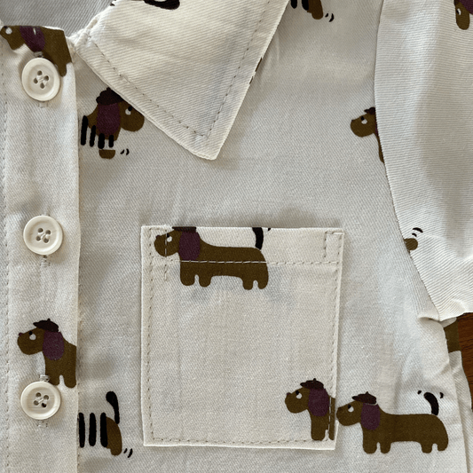 The Sausage Dog Set - Shirt & Shorts