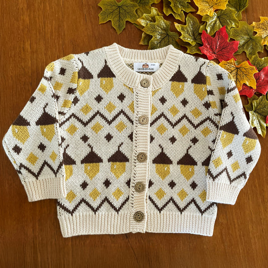 Woodland Acorns Cardigan