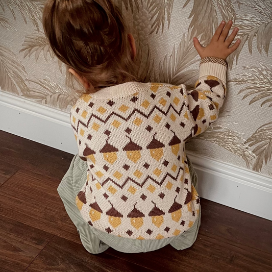 Woodland Acorns Cardigan