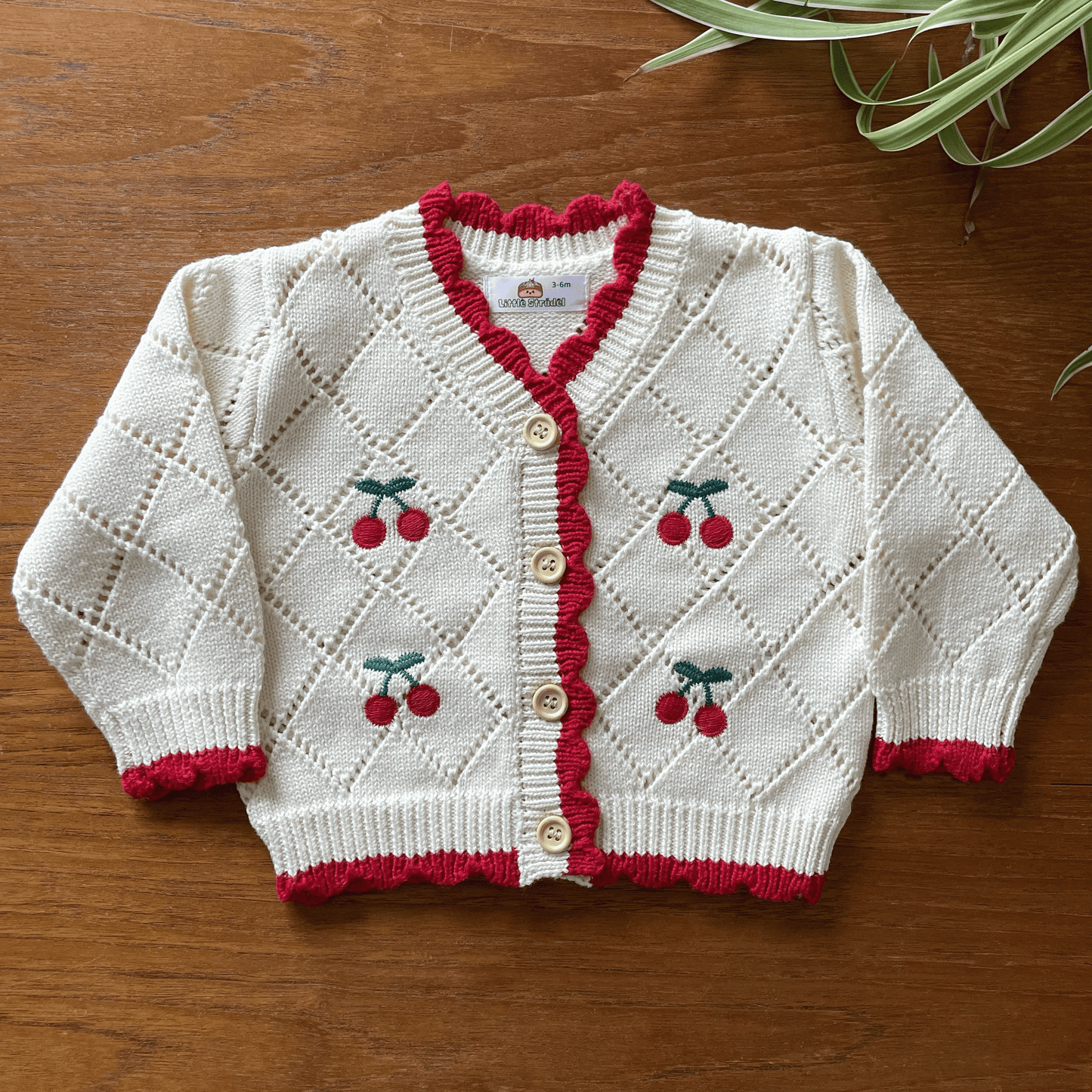 Cherry Baby Cardigan