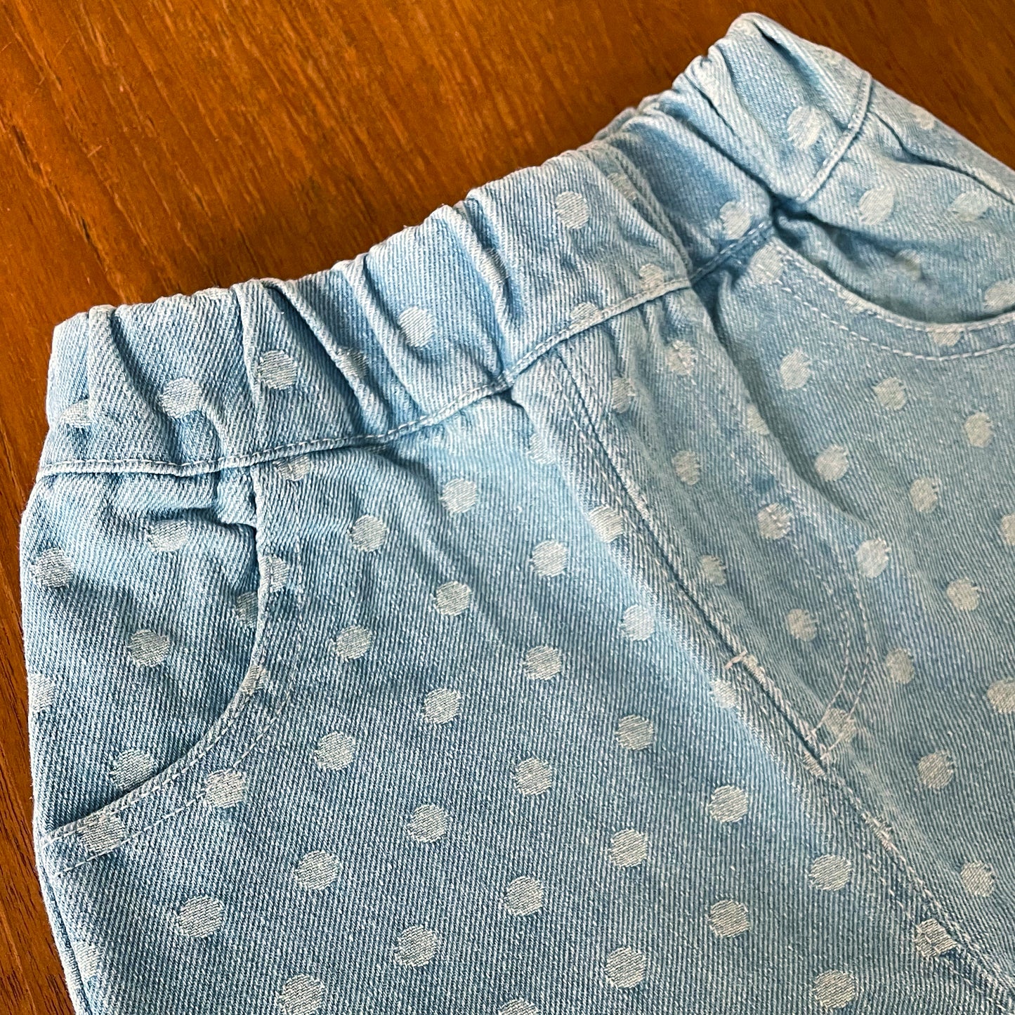 Polka Dot Baby Denim Jeans