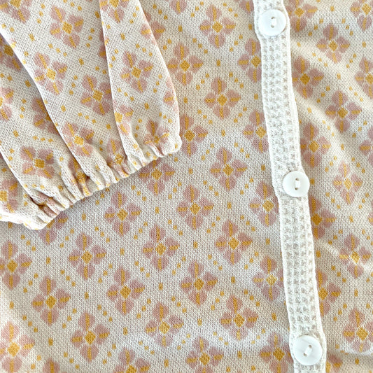 Retro Days Floral Romper