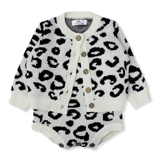 Leopard Knit Set