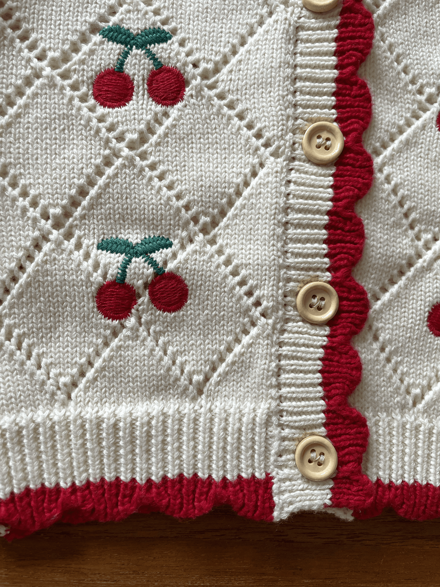 Cherry Baby Cardigan