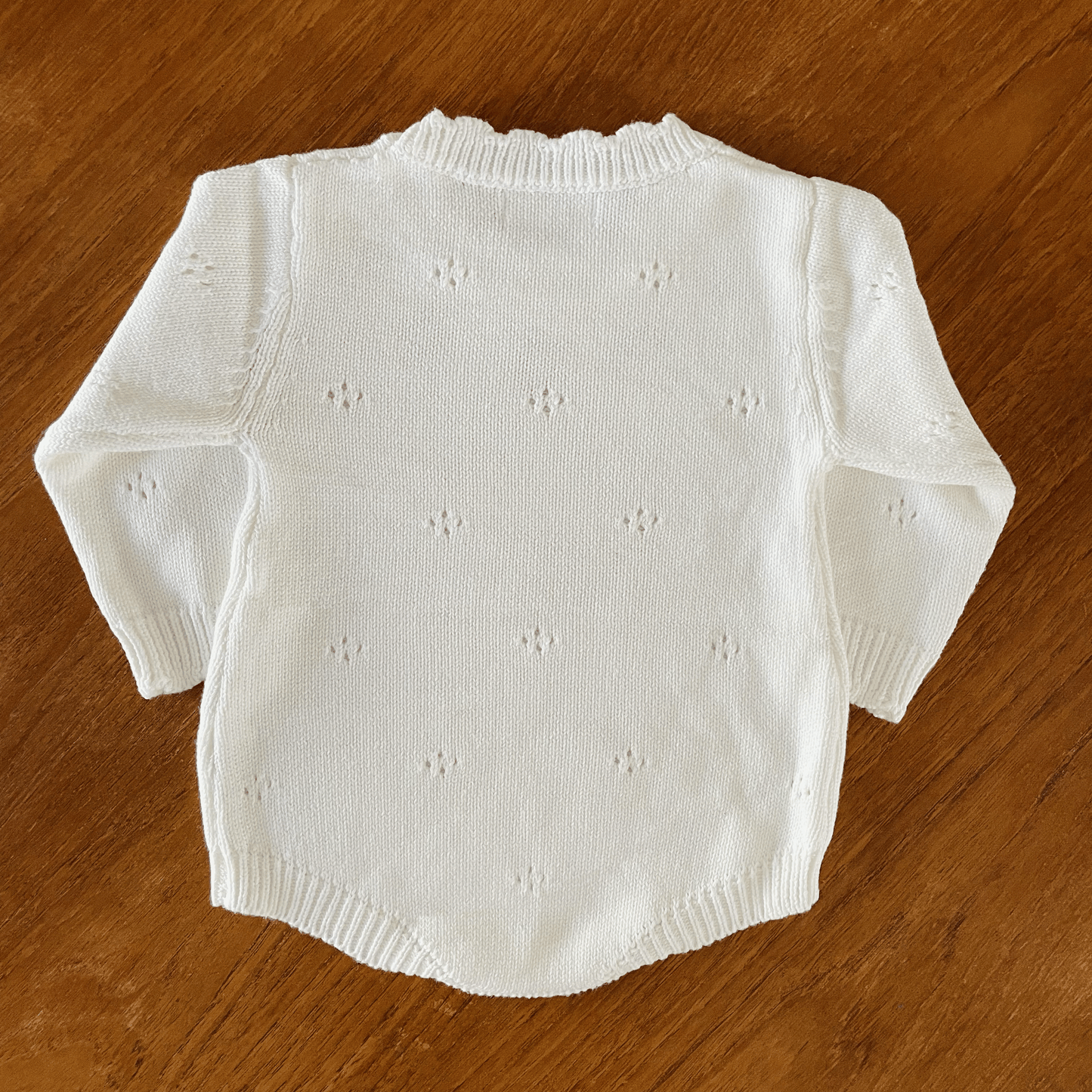 Strawberry Girls White Cotton Romper
